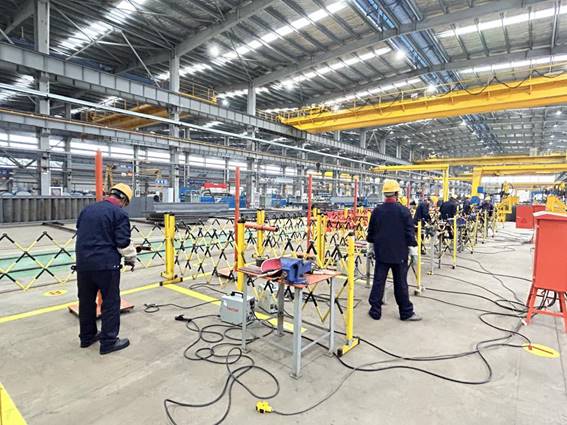 公司舉辦電焊工、電工技術(shù)比武